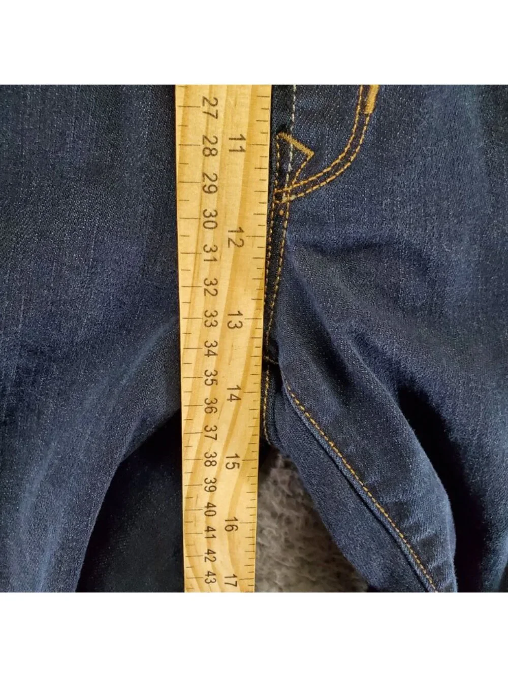 Gap Jeans Womens 27/4 Maternity Blue Sexy Boot Stretch Denim *Read* - Picture 6 of 10
